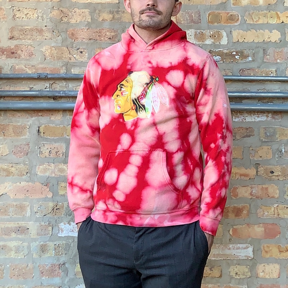 [Reebok] Cloudy 🔴 Chicago Blackhawks ⚫️ Hoodie